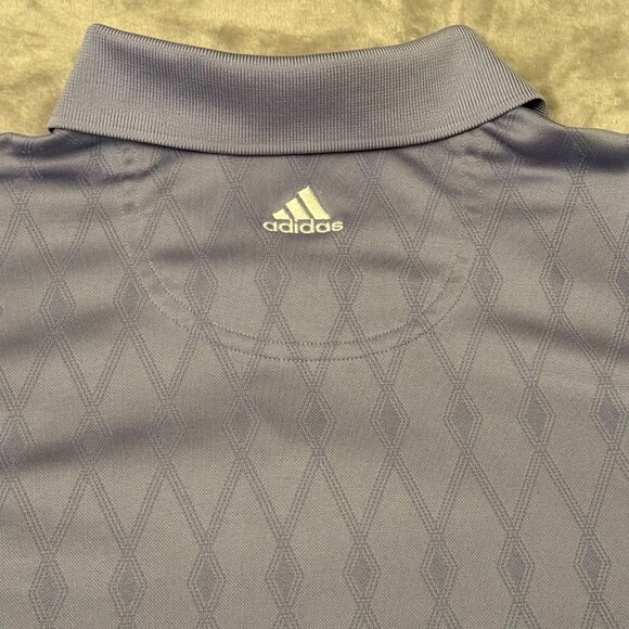 Adidas ClimaCool Mens Size M Ginn Sur Mer Classic Light Purple Golf Polo‎ - Picture 5 of 13